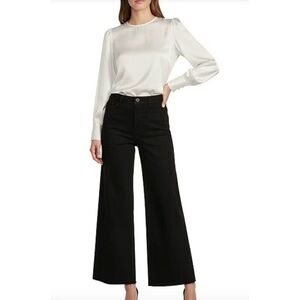 Antonio Melani Alexandra Black Wide-Leg Chino - 2